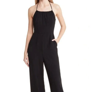 NWT OPEN EDIT  Halter Jumpsuit - Black - size XS